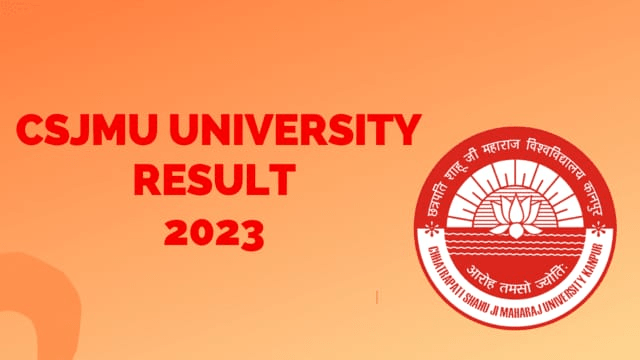 CSJMU Kanpur University Result 2023 , Chhatrapati Shahu Ji Maharaj ...